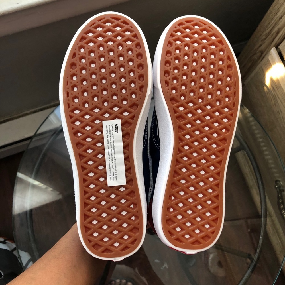 Vans Old Skool Comfycush Red Chili Blue Sneakers - Picture 3 of 11